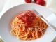 生トマトソースのスパゲッティ
